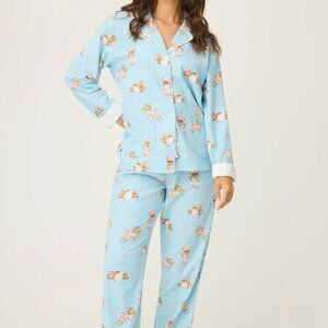 PJ Salvage Beary Cute Flannel PJ Set